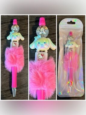 Cinnamoroll beaded focal pen